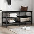 vidaXL Schuhbank Schwarz 100x38,5x49cm Holzwerkstoff (839043)