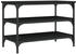 vidaXL Schuhbank Schwarz 70x38,5x49 cm Holzwerkstoff (839038)
