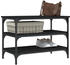 vidaXL Schuhbank Schwarz 70x38,5x49 cm Holzwerkstoff (839038)