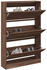 vidaXL Schuhschrank Braun Eichen-Optik 80x21x125,5 cm Holzwerkstoff (839930)