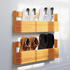 vidaXL Wand-Schuhregale 2 Stk. Wachsbraun 59x8,5x23,5 cm Massivholz (844489)