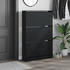 vidaXL Schuhschrank Schwarz 80x21x125,5 cm Holzwerkstoff (839925)