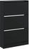 vidaXL Schuhschrank Schwarz 80x21x125,5 cm Holzwerkstoff (839925)