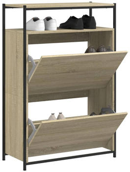 vidaXL Schuhschrank Sonoma-Eiche 75x34x112 cm Holzwerkstoff (840035)