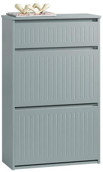 SoBuy Schuhkipper Hellgrau 61x100x26cm FSR165-HG