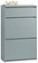 SoBuy Schuhkipper Hellgrau 61x100x26cm FSR165-HG