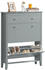 SoBuy FSR89-HG Schuhkipper Grau 80x108x25cm