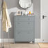SoBuy FSR89-HG Schuhkipper Grau 80x108x25cm