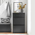 SoBuy Schuhkipper Schwarz 61x101x26cm FSR165-SCH