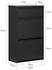 SoBuy Schuhkipper Schwarz 61x101x26cm FSR165-SCH