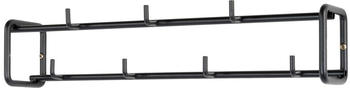 Spinder Design Clint 1 Garderobe mit 7 Haken 60x13x14Schwarz (GW635-22)