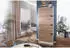Wohnling Schuhschrank Eiche Sonoma Nachbildung weiß 60x150x24 cm
