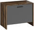 byLIVING Bank BEN Eiche Old Wood Nachbildung anthrazit 60x48x35 cm