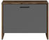 byLIVING Bank BEN Eiche Old Wood Nachbildung anthrazit 60x48x35 cm