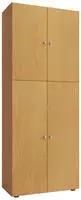 Lona Universalschrank Kleiderschrank 4 T&uuml;ren Buche Dekor.