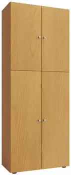VCM Holz Kleiderschrank Jugendschrank Kinderschrank Schrank Lona Drehtüren Buche