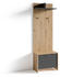 byLIVING Garderobenpaneel Ben, mit Hutablage und Kleiderhaken, in Artisan Eiche-Optik