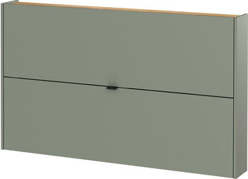 Germania Schuhschrank Ameca 140x83x18 cm Grau Taupe
