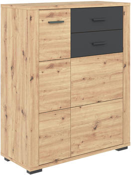 XORA Schuhschrank anthrazit/eichefarben (000003002201)