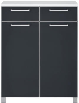 Voss Möbel Santina 313 (84x37x108cm) weiß/anthrazit