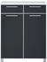 Voss Möbel Santina 313 (84x37x108cm) weiß/anthrazit