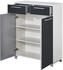Voss Möbel Santina 313 (84x37x108cm) weiß/anthrazit