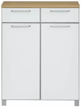 Voss Möbel Santina 303 (84x37x108cm) natur/weiß