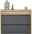 Dieter Knoll Arco 121x96x31 cm Eiche/grau (422-82)