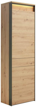 Voleo Garderobenschrank schwarz/eichefarben (05890005/04)