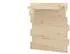 Möbel Kraft Garderobenpaneel holzfarben 120x125x32