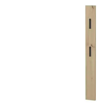 Möbel Kraft Garderobenleiste holzfarben Holzwerkstoff 13x110x3