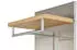 Möbel Kraft Garderobenpaneel beige Glas , Holzwerkstoff 42x170x27