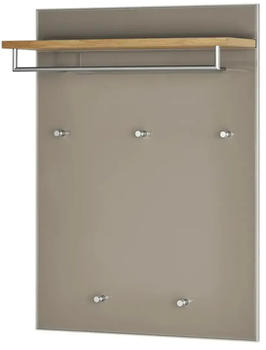 Möbel Kraft Garderobenpaneel beige Glas , Holzwerkstoff 80x109x27
