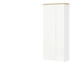 Möbel Kraft Garderobenschrank weiß 82,3x189,1x35,2