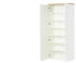 Möbel Kraft Garderobenschrank weiß 82,3x189,1x35,2