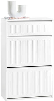 SoBuy Schuhkipper Wei&szlig; 61x100x26cm FSR165-W
