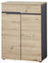 Innostyle Schuhschrank Artisan EicheNachbildung - Graphitfarben - 80 cm