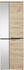 Voleo Garderobenschrank Graphit Eiche Artisan 5 Fächer 65x192x38 cm
