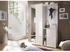 Livetastic Garderobe Weiß 3-teilig 120x198x40 cm