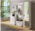 Mid.you Garderobenschrank Jakob Weiß 4 Fächer 49x196x30 cm