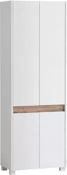Mid.you Schuhschrank Wei&szlig; 56.9x164.5x33 cm