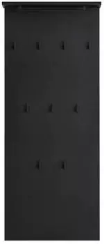 Mid.you Garderobenpaneel Schwarz 50x120.6x19.9 cm