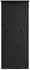 Mid.you Garderobenpaneel Schwarz 50x120.6x19.9 cm