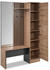 Mid.you Garderobe Anthrazit Eiche Artisan 122x190x37 cm