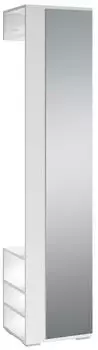Mid.you Garderobenschrank Weiß 2 Fächer 40x185x35 cm (2047007402)