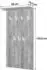 Mid.you Garderobenpaneel Weiß 60x120.6x19.5 cm