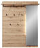 Voleo Garderobe Graphit Eiche Artisan 3-teilig 185x196x37 cm (2737035611)