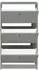 XORA Schuhkipper Flap Grün Pinien 60x104x16 cm