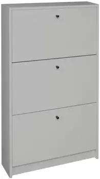 XORA Schuhkipper Flap Grau 60x104x16 cm