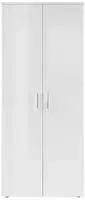 HBZ Schuhschrank "Lincoln wei&szlig; Glanz, BxHxT 80x190x35 cm" 1 Stk. tlg. Schuhschrank
